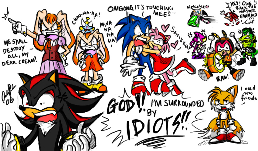 Shadow - Surrounded by IDIOTS.