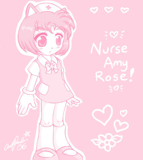 Amy Rose - The Cutie Nurse by ojamajodoremidokkan on DeviantArt