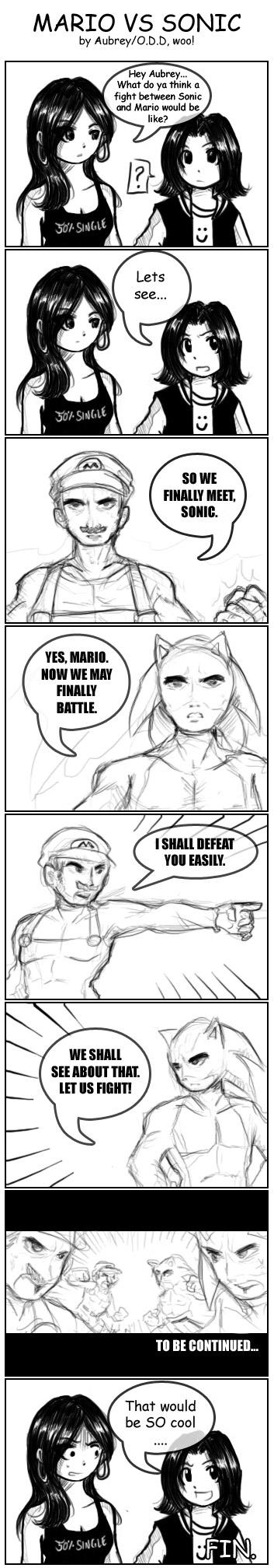 MARIO vs SONIC: The Epic Comic