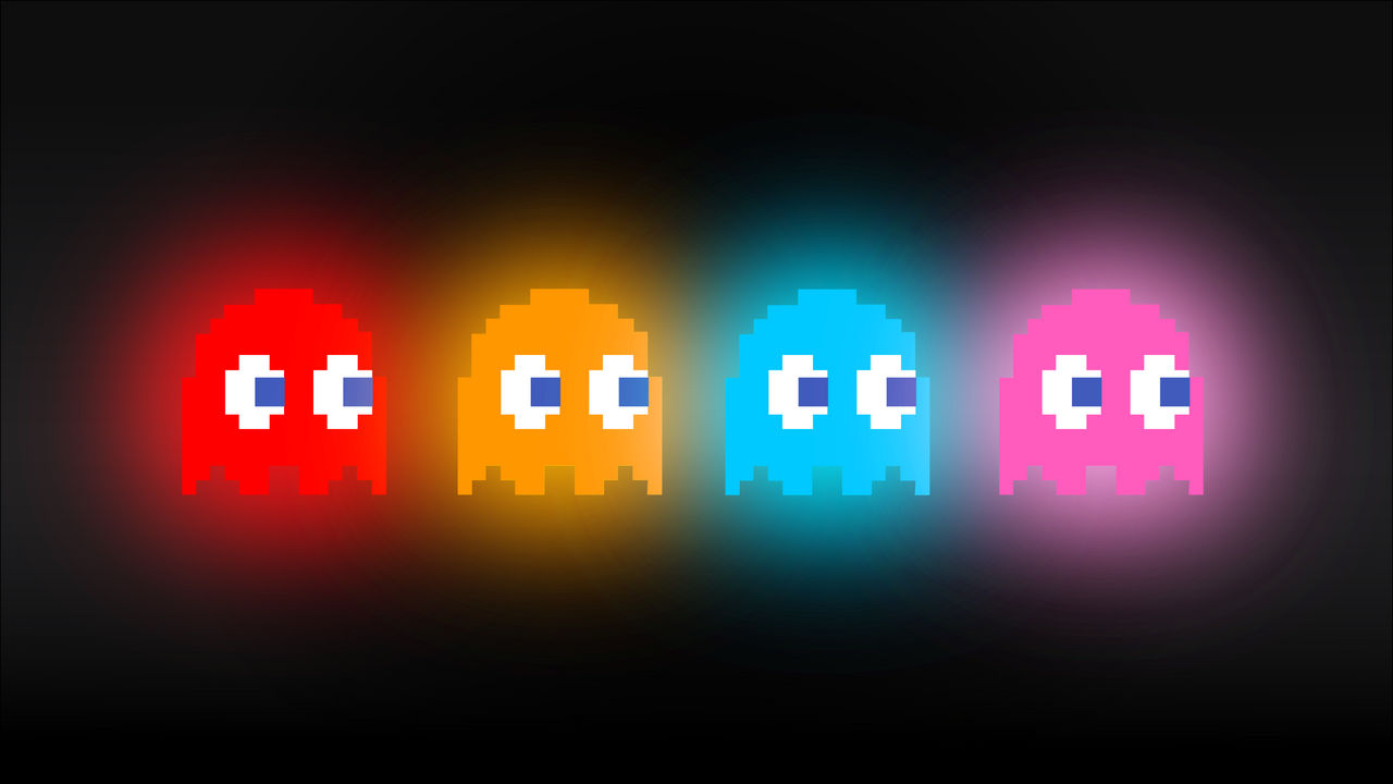 Neon Ghosts - Pac-Man Wallpaper 2 by thetruemask on DeviantArt