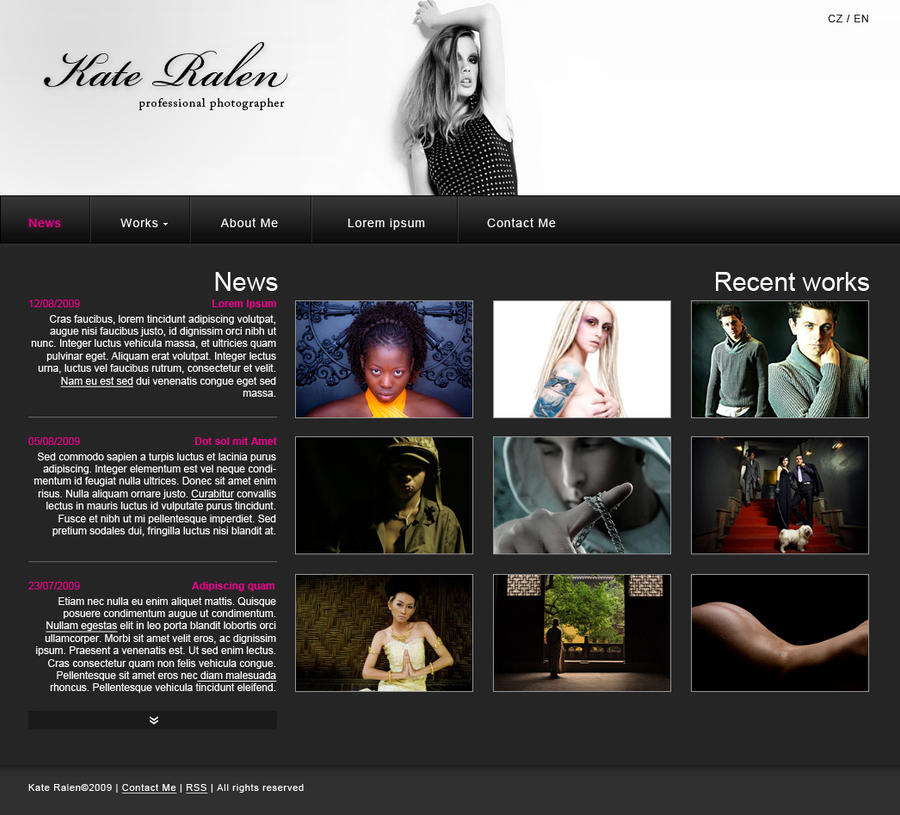 Photographer site