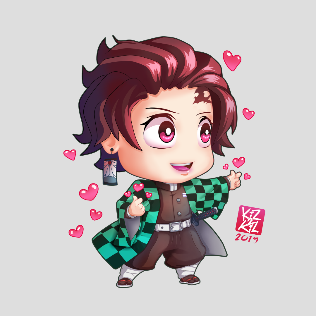 Kimetsu no Yaiba // Chibi Tanjiro by yongharn on DeviantArt