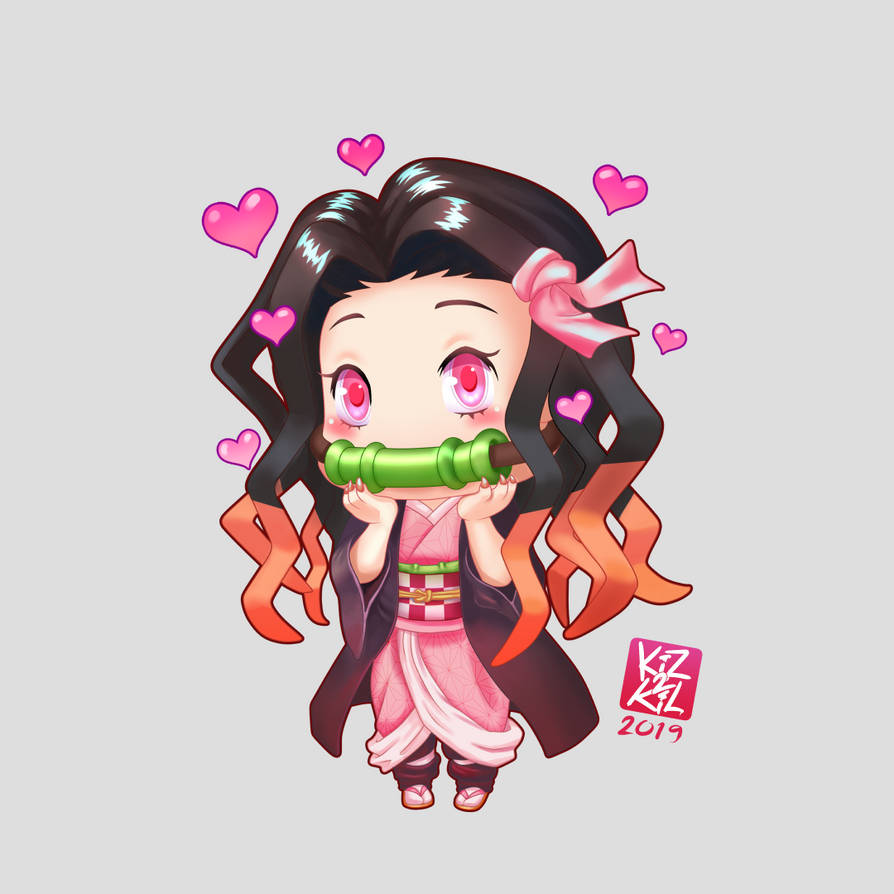 Nezuko Chibi Drawing
