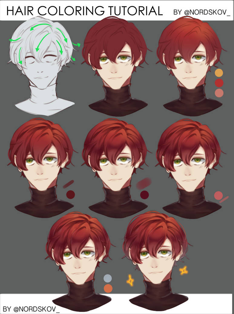 Hair Coloring Tutorial By Nordskov On Deviantart Hair Coloring Tutorial By Nordskov On Deviantart