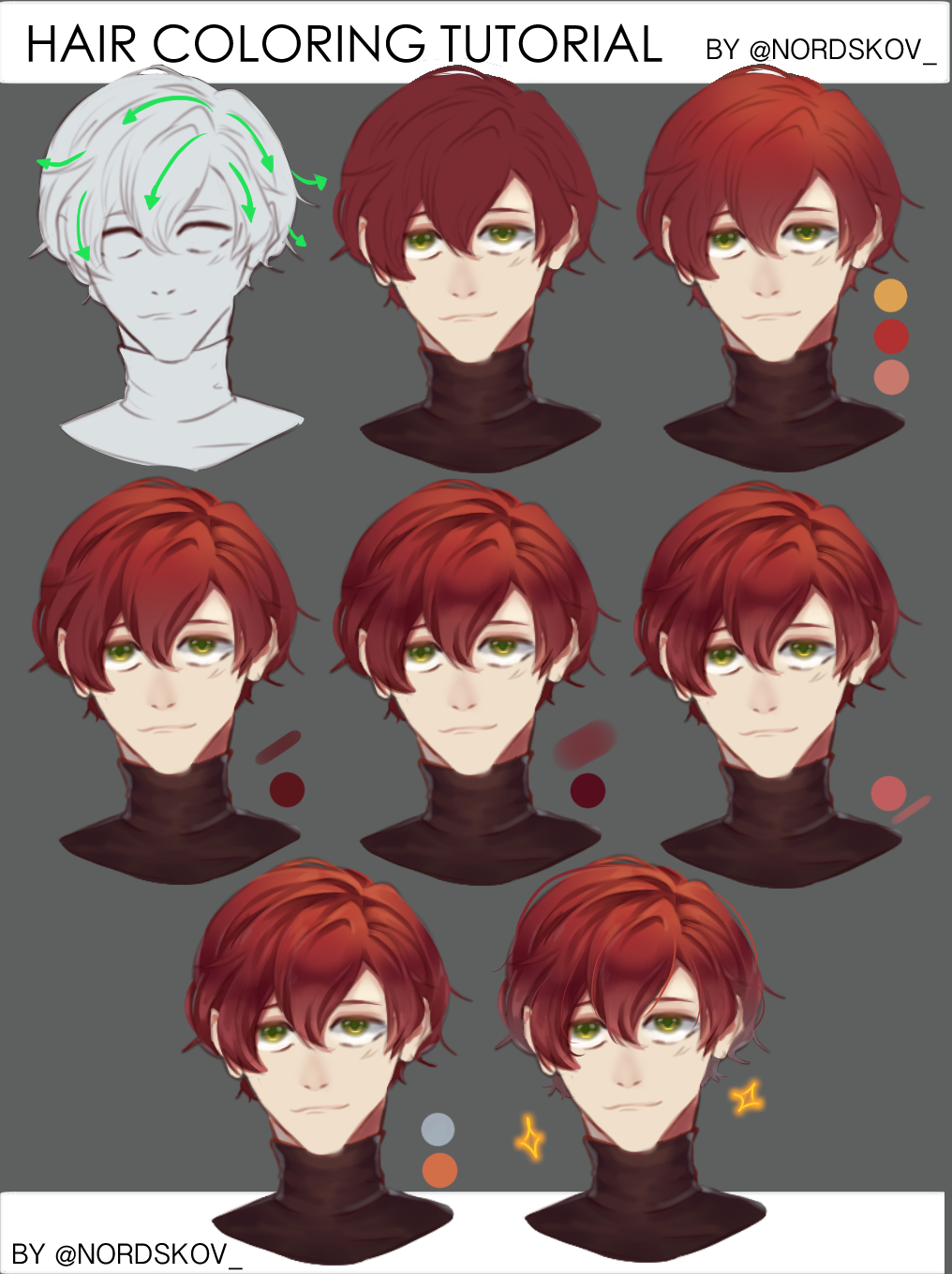 Hair Coloring Tutorial By Nordskov On Deviantart Hair Coloring Tutorial By Nordskov On Deviantart