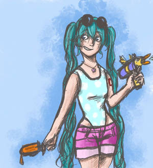 Beachy Miku Doodle