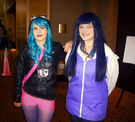 Ramona Flowers and Hinata Hyuga Cosplay