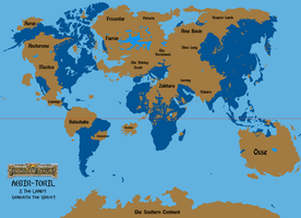 Redress of the Toril / Earth comparison map