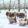 Smol Snow Mares