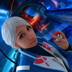 Blanche cosplay Pokemon GO