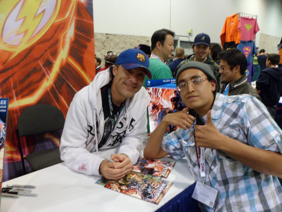 Me and Alex Sinclair at Wondercon 2012