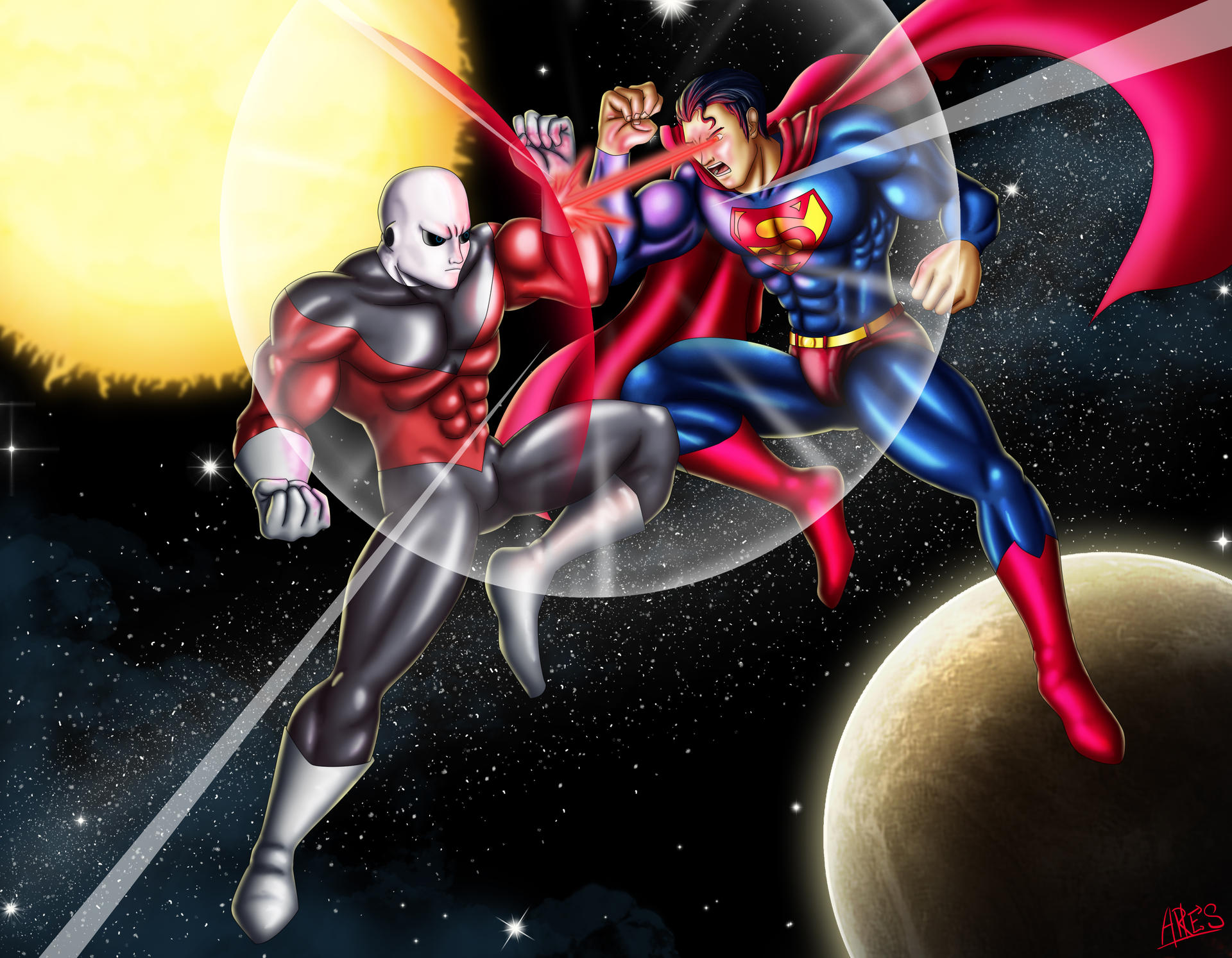 JIREN VS SUPERMAN by AresGodOfWarIres on DeviantArt