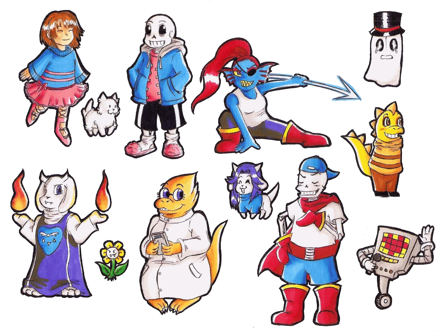 Undertale Characters By Rukia Du 13 On Deviantart Undertale Characters By Rukia Du 13 On Deviantart