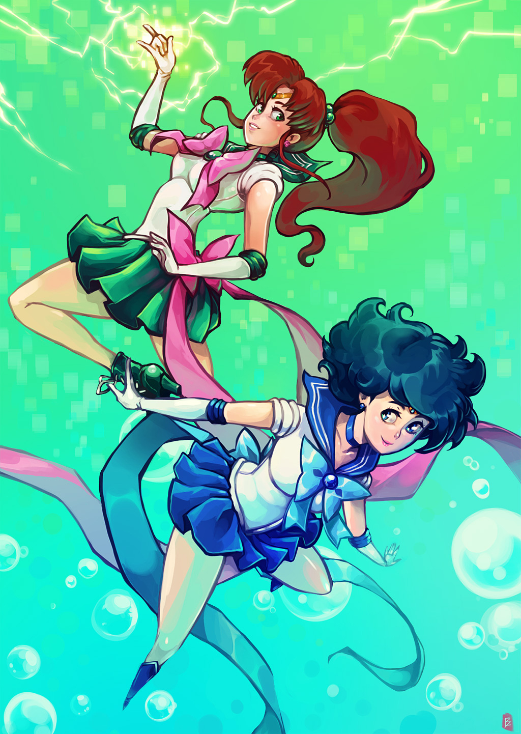 Sailor Mercury X Jupiter !!