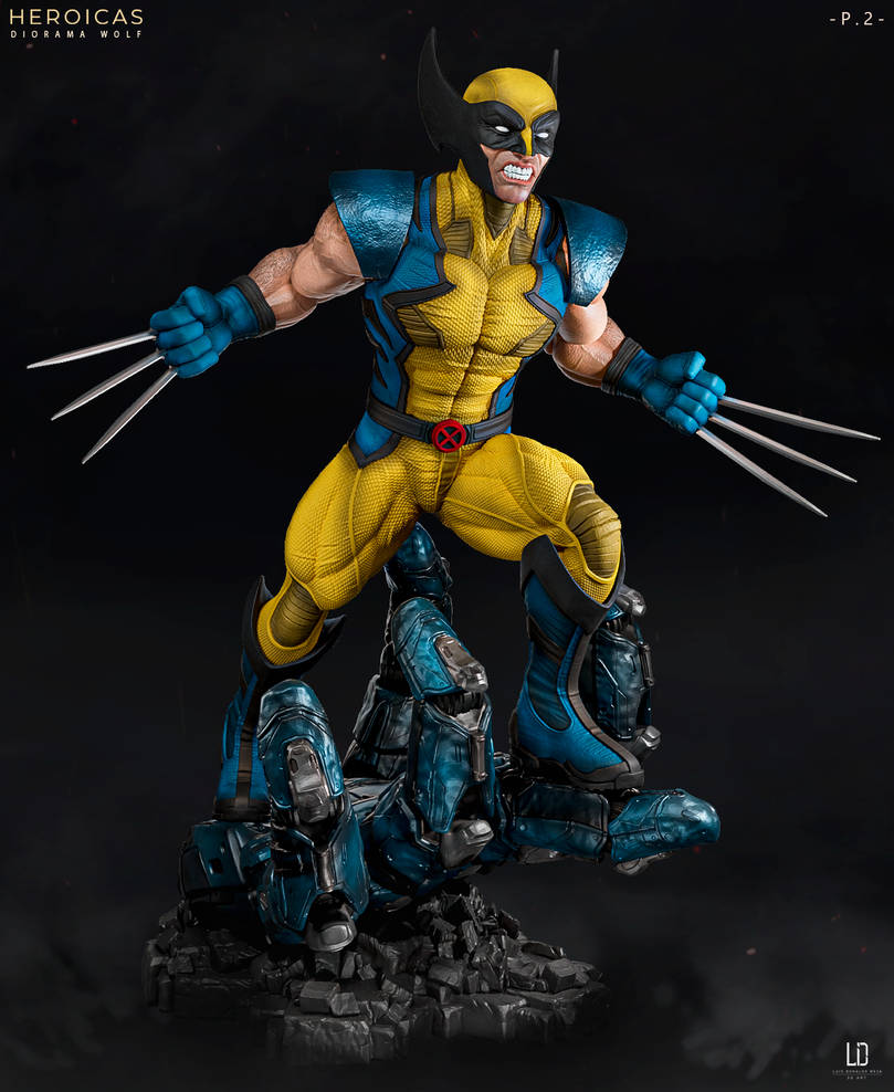 Wolverine - Model for 3D Print by LD3DArt on DeviantArt