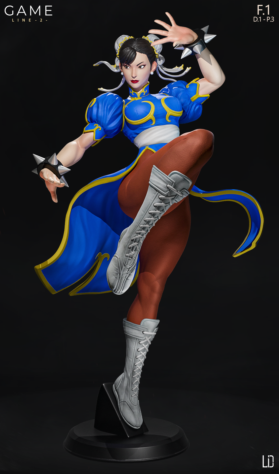 Chin Li Modelo Chun Li - 3D Print by LD3DArt on DeviantArt