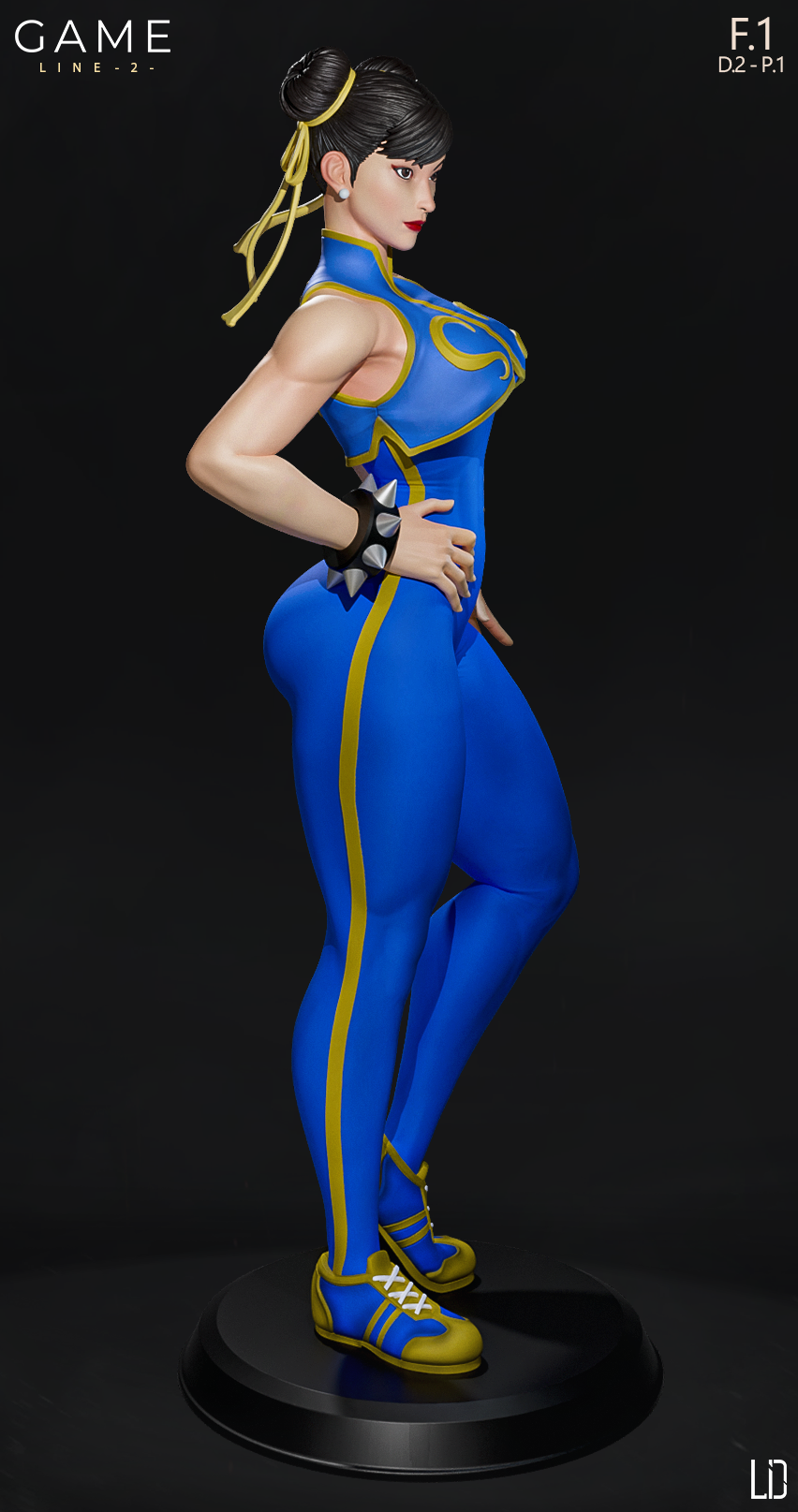 Chun Li Block Animation Chun Li - 3D Print by LD3DArt on DeviantArt