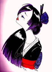 Purple Geisha - for Robyn