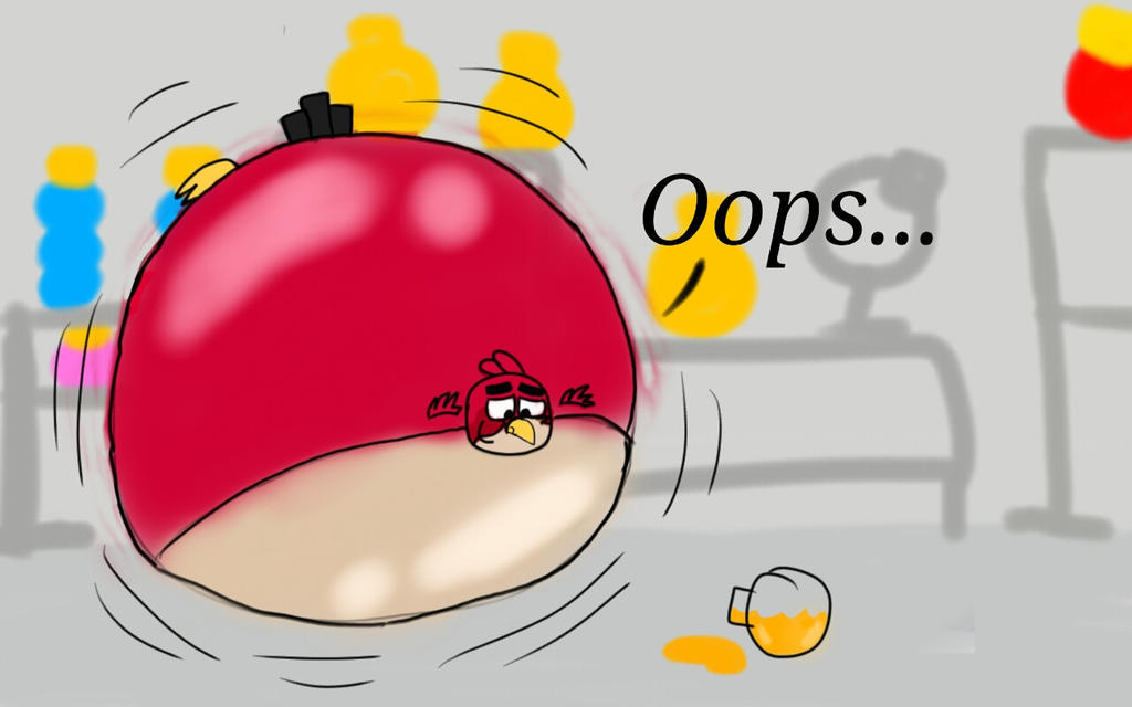 Bird Inflation Deviantart Red Bird Gets Inflated. (Warning: Inflation) by Da4thJay on DeviantArt