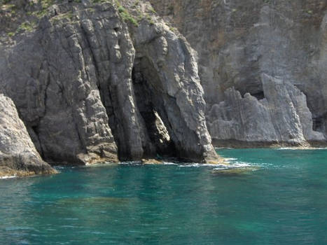 scenery of sea and rocks