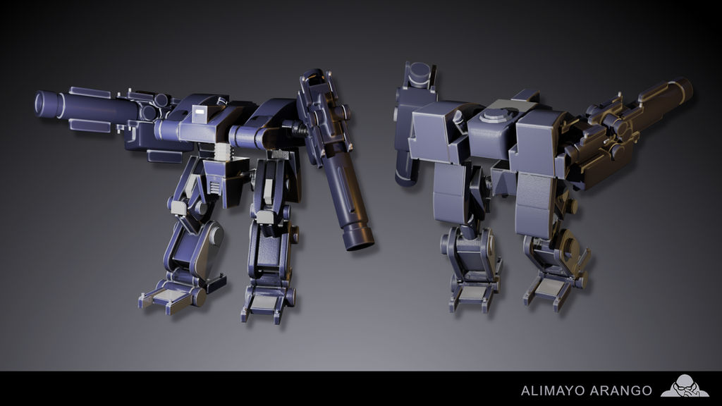Mech Back Side Mech Front And Back by alimayo on DeviantArt