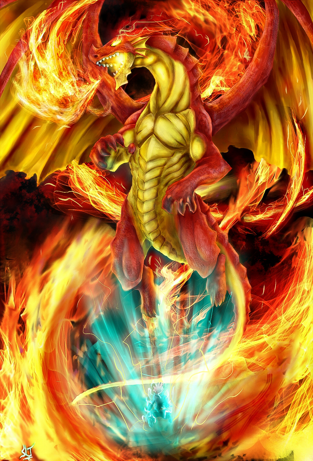 Igneel the king of fire dragons