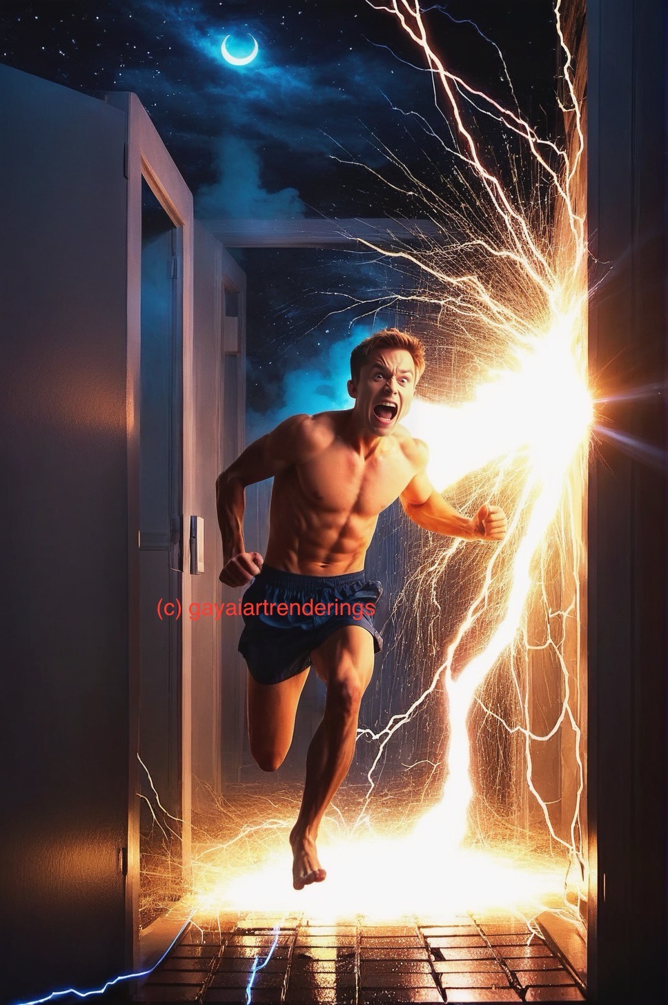 Better Run Fast Boy! by gayaiartrenderings on DeviantArt