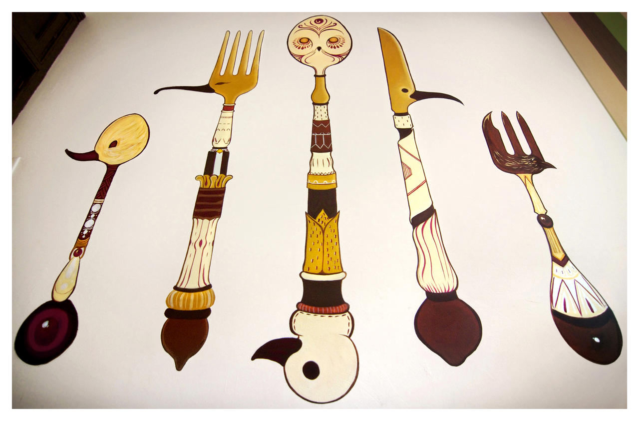 Bird Cutlery by Simanion
