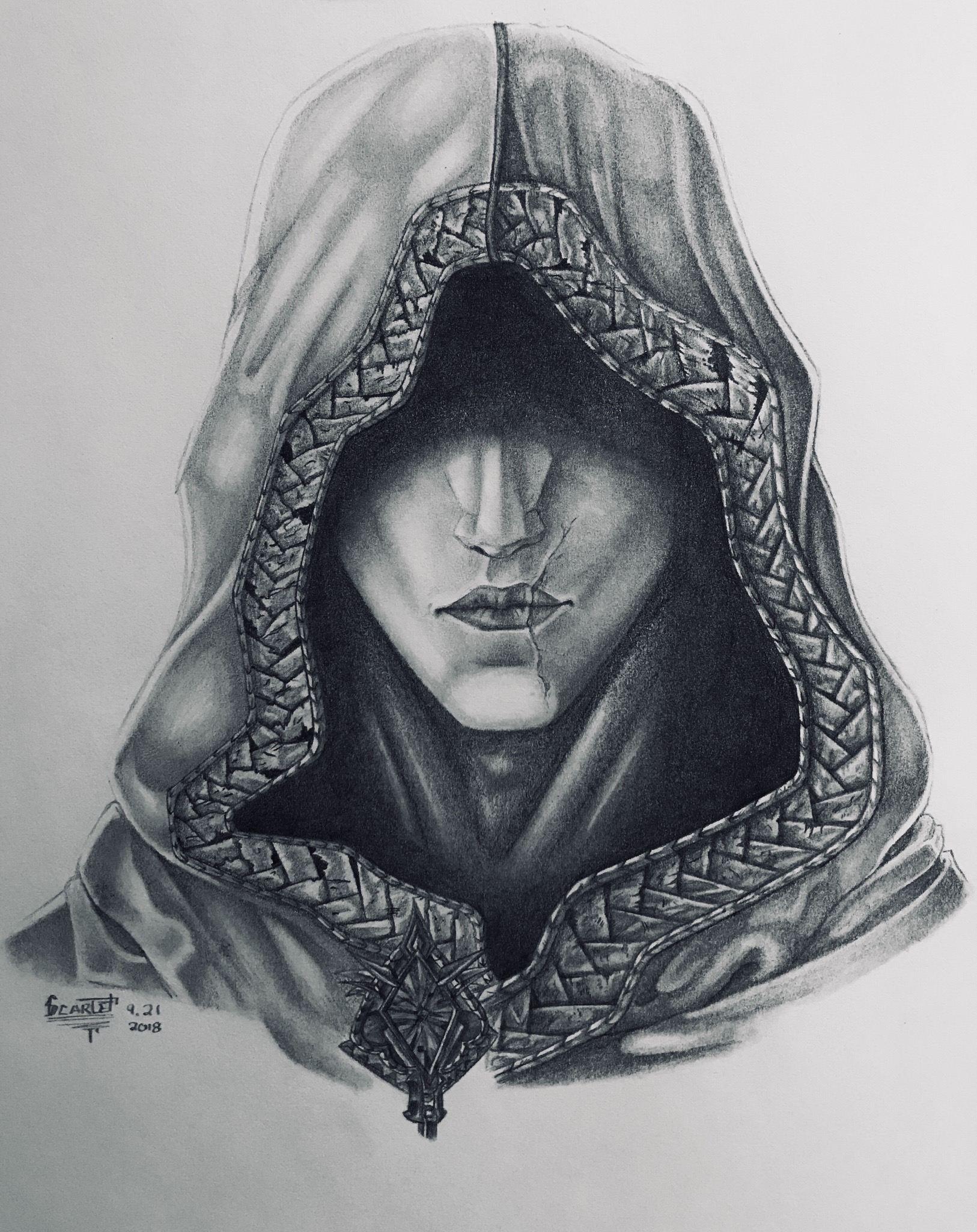 Assassin portrait by ScarletKnightReterns on DeviantArt