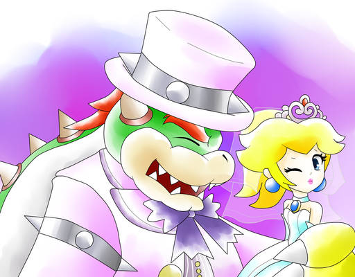Super Mario Odyssey: Peach and Bowser's wedding