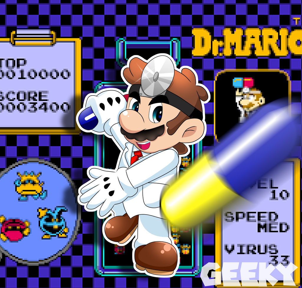 Dr Mario by GeekytheMariotaku on DeviantArt