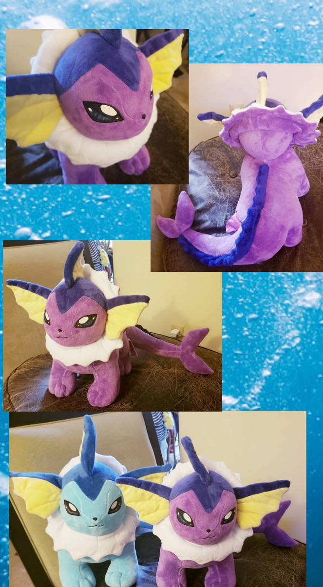 Shiny Vaporeon BuildABear! by Gluevah on DeviantArt