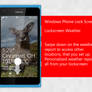 4. Windows Phone 8.5 Live Lockscreen