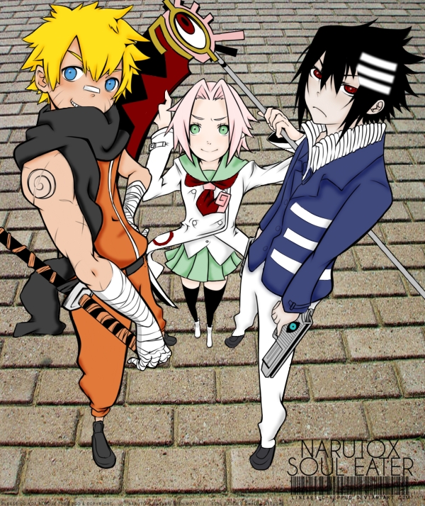 Naruto Soul Eater Crossover By Chuchie7 On Deviantart Naruto Soul Eater Crossover By Chuchie7 On Deviantart