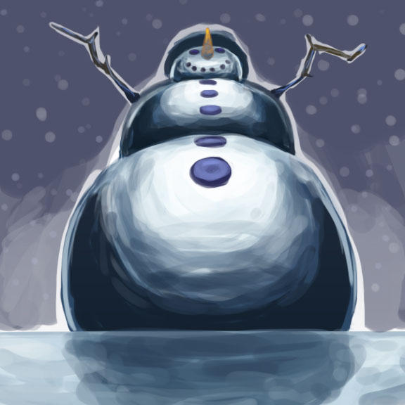 Snowman Rising The snowman rises by ColorfullyMonotone on DeviantArt