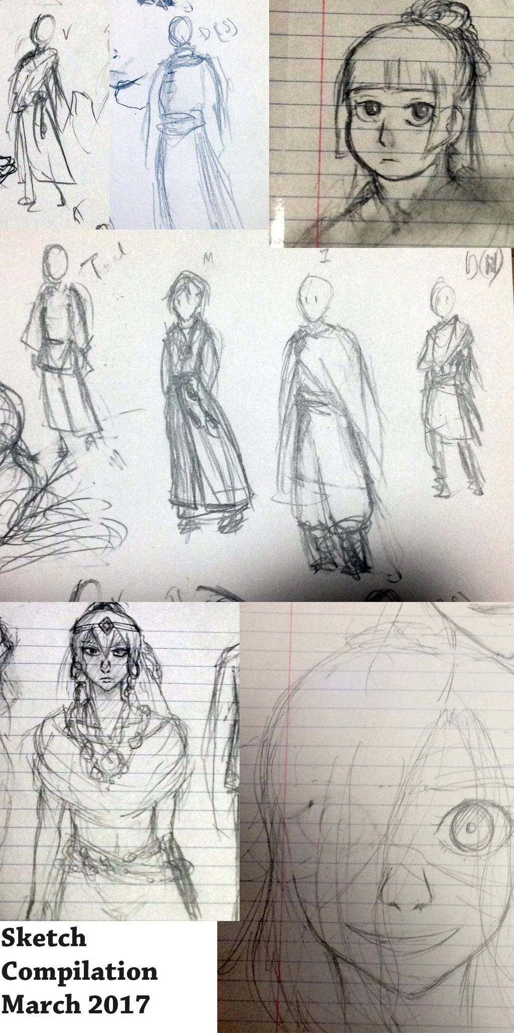 Sketch Compilation March 2017 By ColorfullyMonotone On DeviantArt sketch-compilation-march-2017-by-colorfullymonotone-on-deviantart