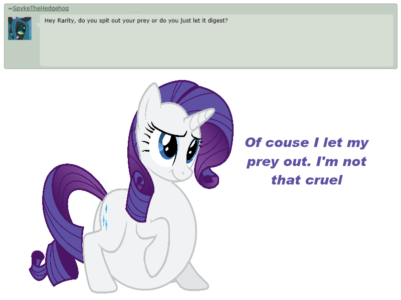 Ask Rarity question #11