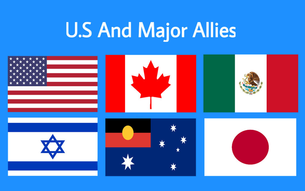 U.S And Major Allies (2023) by RedBritannia on DeviantArt