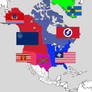 Post World War 3 North America (Flags)