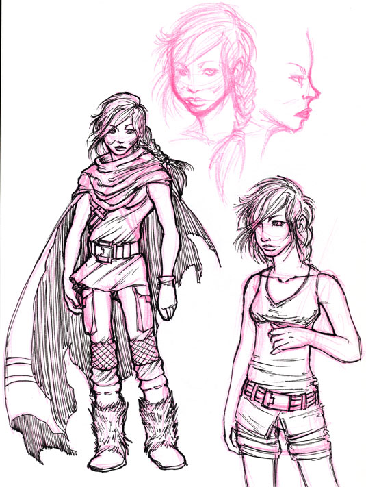 Prelim Sketch Teenage Mara