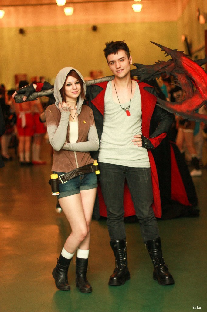 Kat and Dante - DmC - cosplay convent