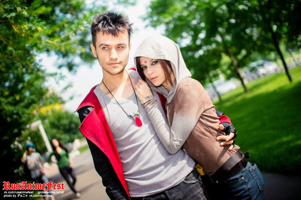 Dante and Kat - DmC - cosplay convent