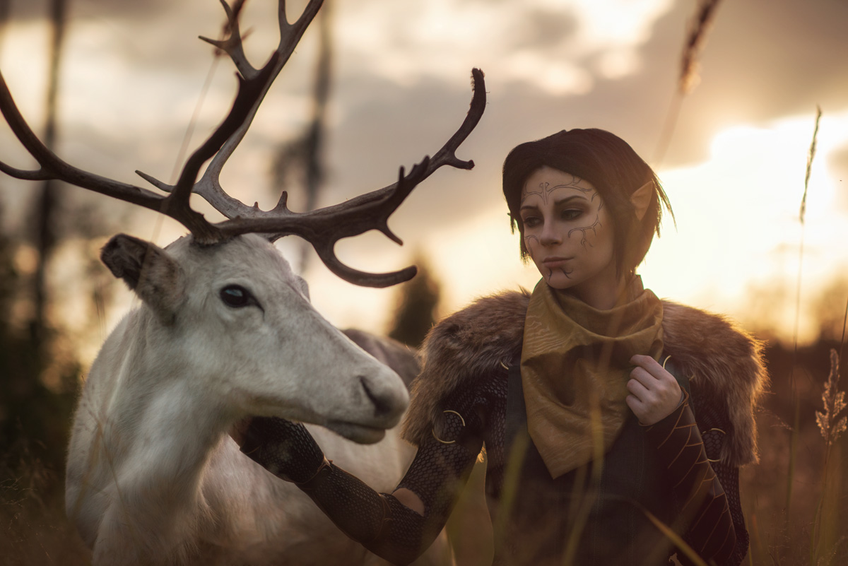 Merrill with Reindeer 4 - Dragon Age II cosplay