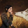 Merrill with Halla 3 - Dragon Age II cosplay