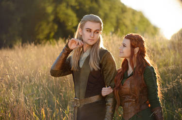 Legolas and Tauriel - The Hobbit cosplay