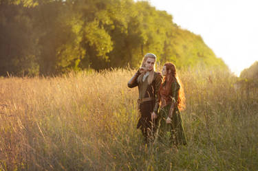 Legolas and Tauriel - The Hobbit cosplay