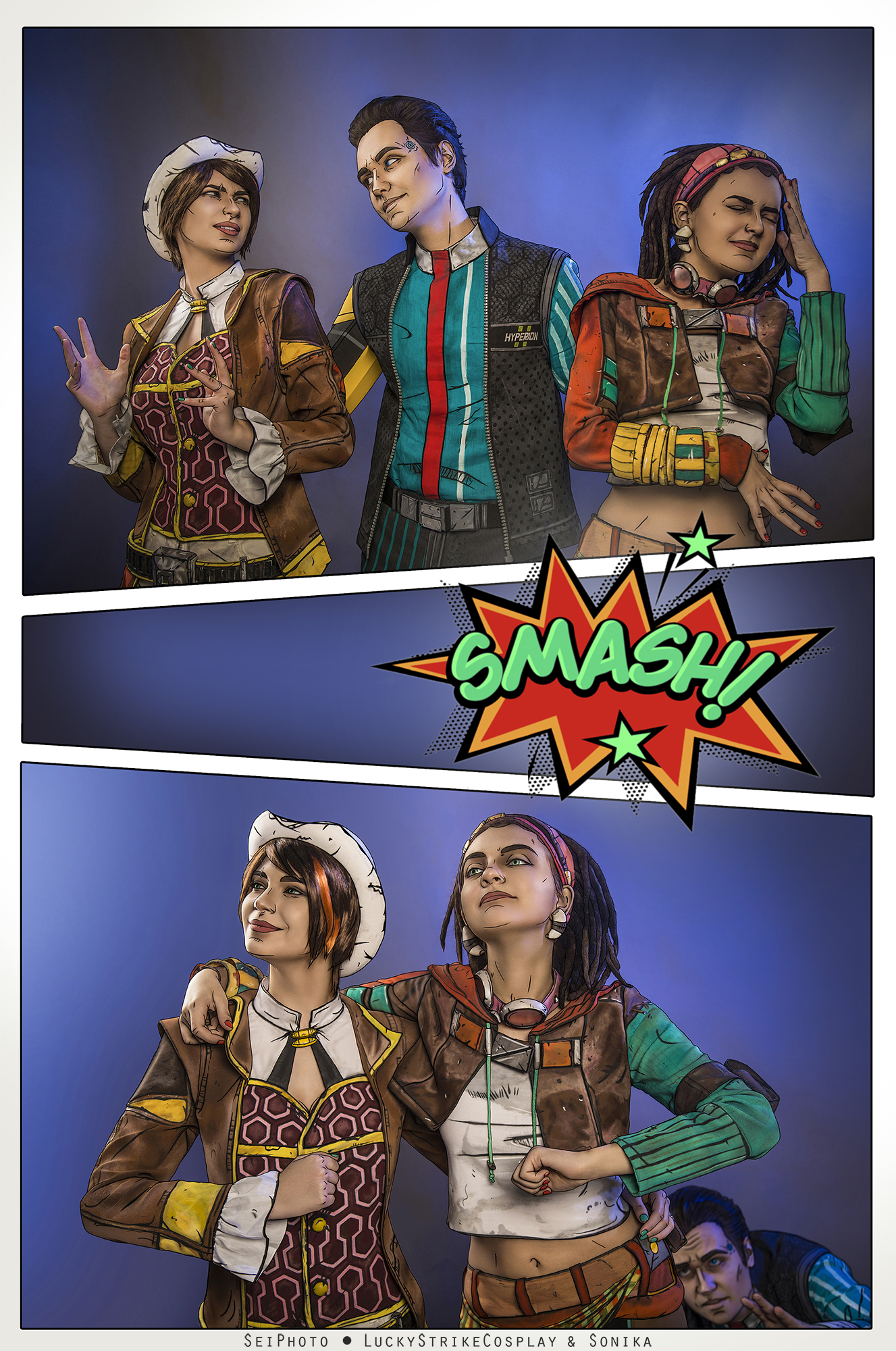 Fiona, Rhys, Sasha - Tales from the Borderlands