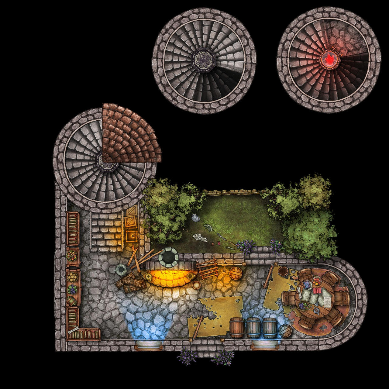 Watchtower (RPG Map) by ndvMaps on DeviantArt