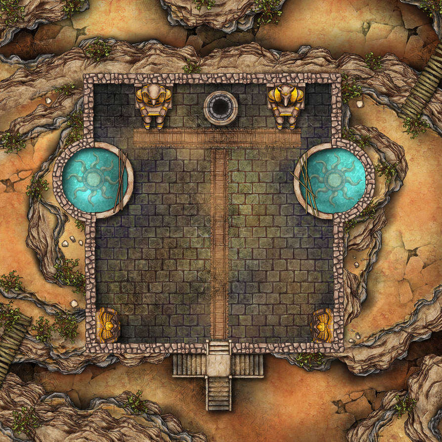 Sand Temple (RPG map) by ndvMaps on DeviantArt