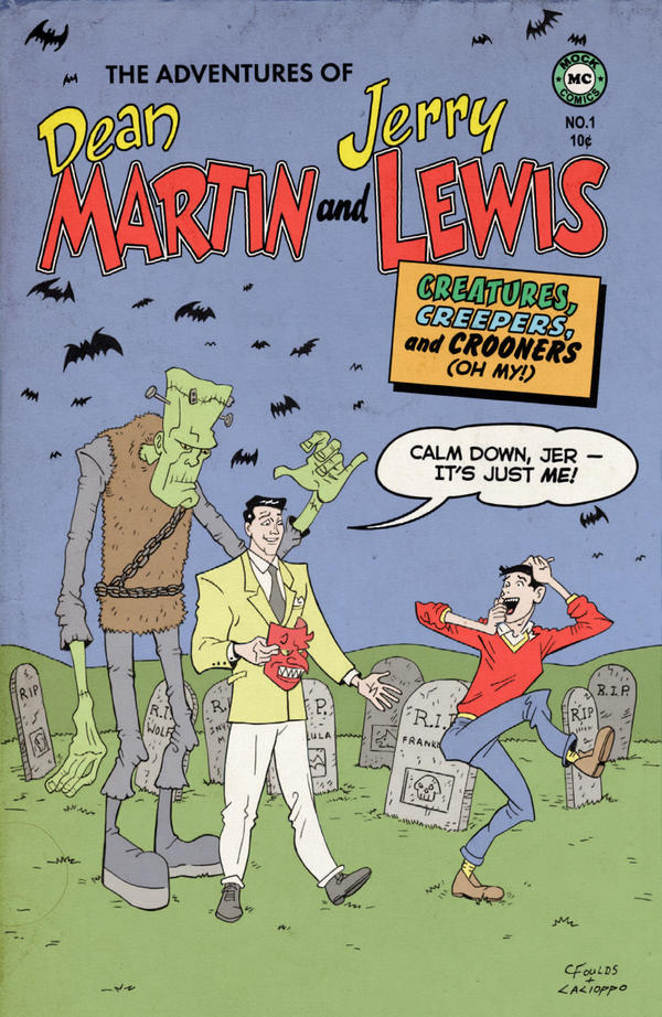 Martin And Lewis Comic Cover Homage